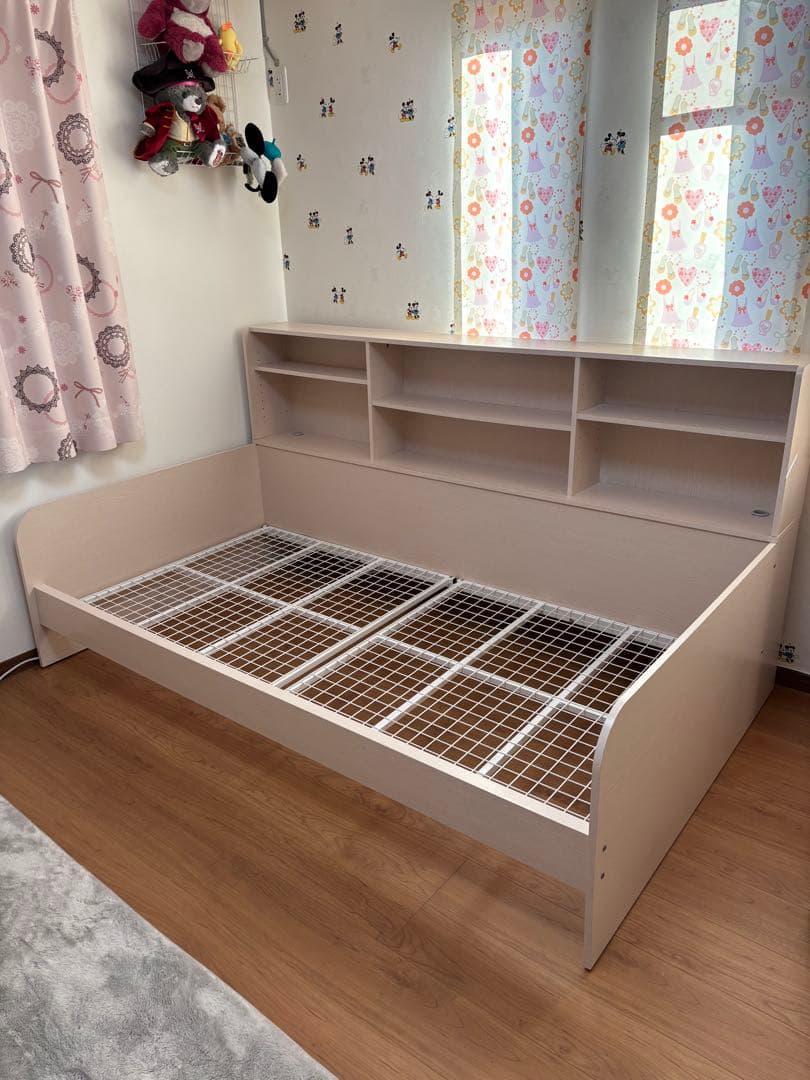 シングルベッド 引き出し収納付き