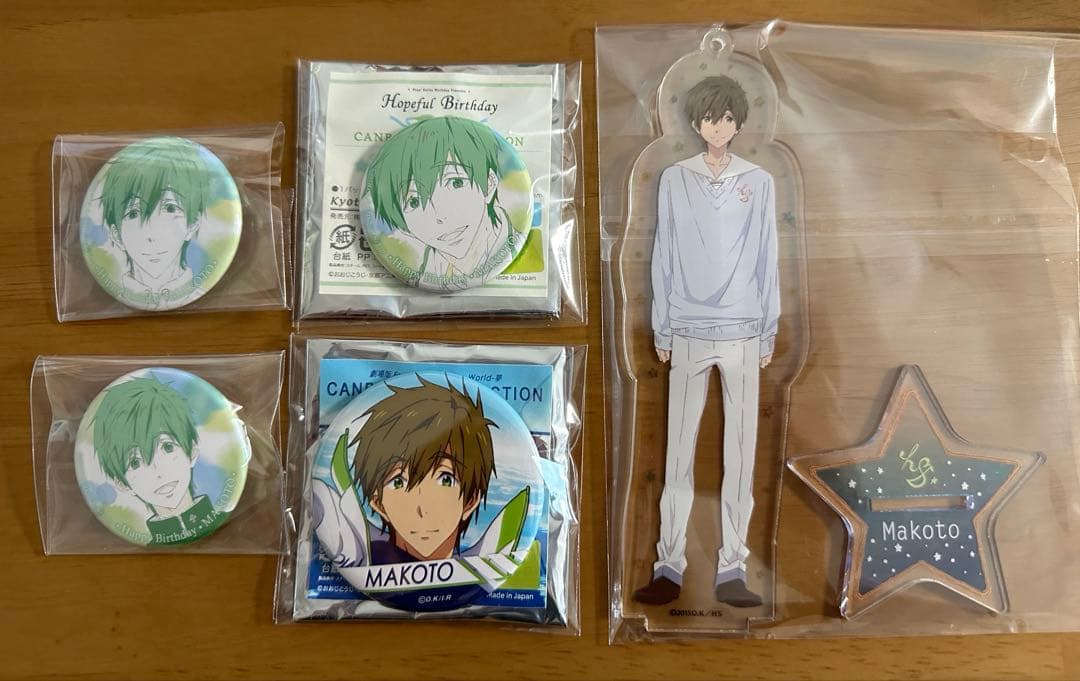 Free! 橘真琴 Hopeful birthday 缶バッジ アクスタ 希少品 - メルカリ