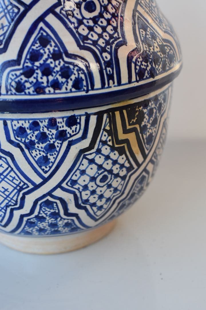 モロッコ食器　フェズ産 陶器ボウル　モロッコ陶器