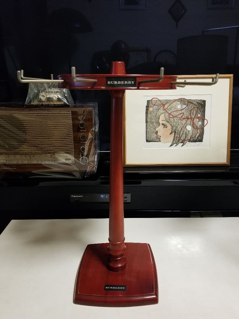 英国 バーバリー 非売品 店舗什器 ウッド アクセサリー ディスプレイ