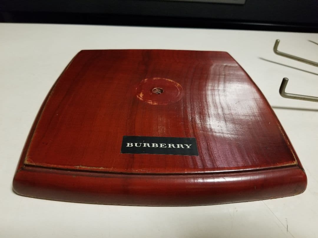 英国 バーバリー 非売品 店舗什器 ウッド アクセサリー ディスプレイ