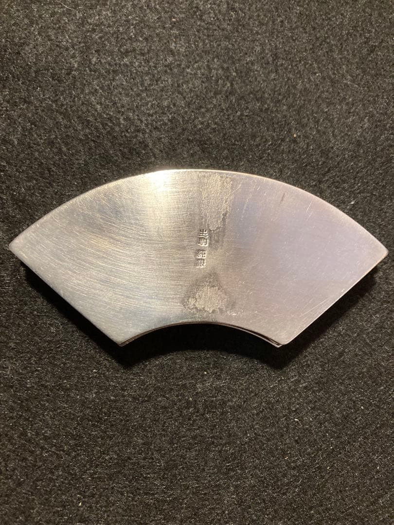 シルバー（純銀）爪楊枝入れ（生駒） 銀製楊枝入れ 生駒時計店 銀製品