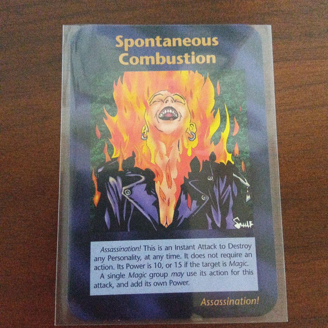 イルミナティカード　Spontaneous Combustion（自然発火） イルミナティカード Spontaneous Combustion（自然発火）