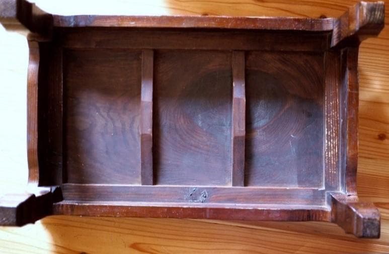 松の花台 盆栽台 煎茶道具 長方平卓 肥松指物 座卓