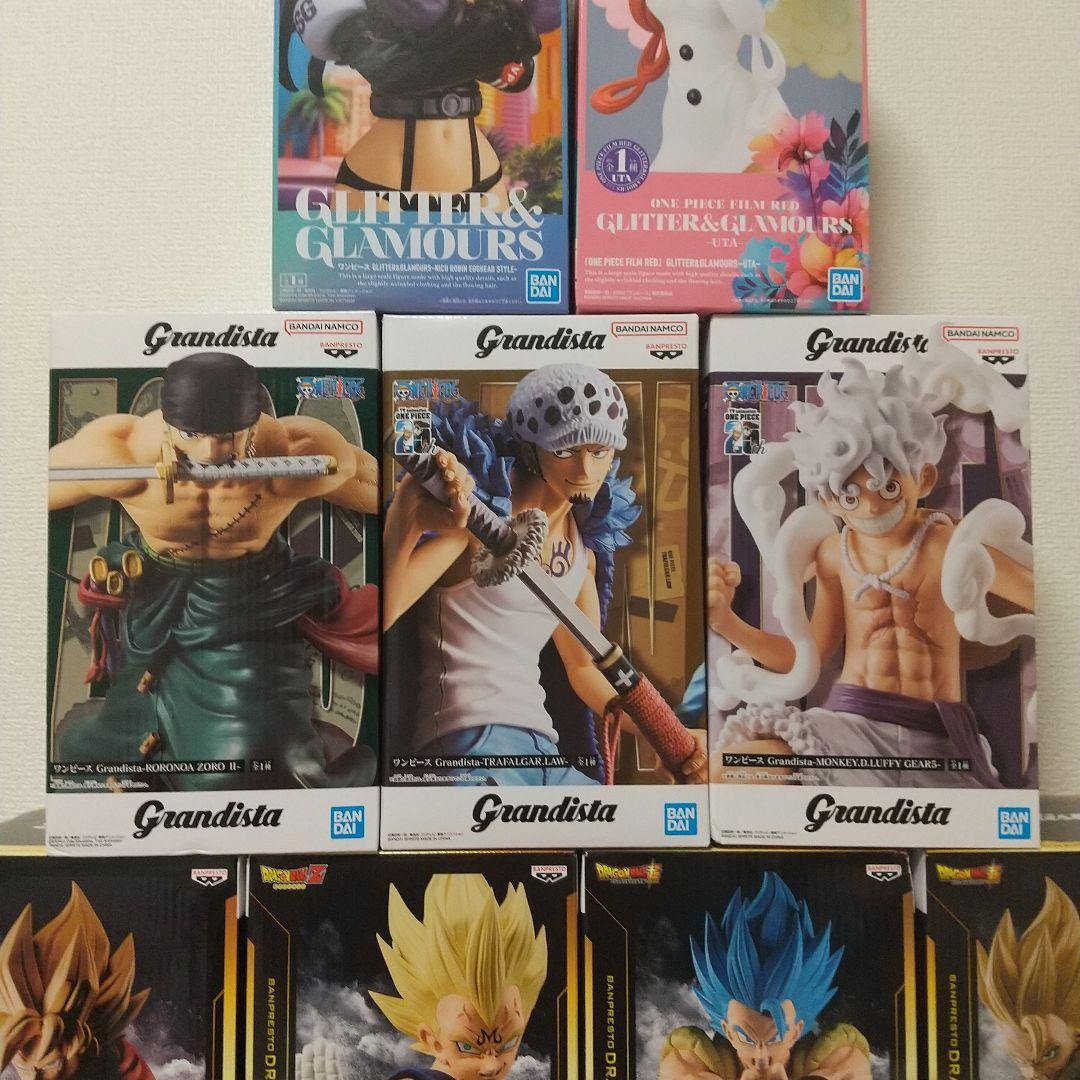 ドラゴンボール ワンピース フィギュア 9体セット - メルカリ