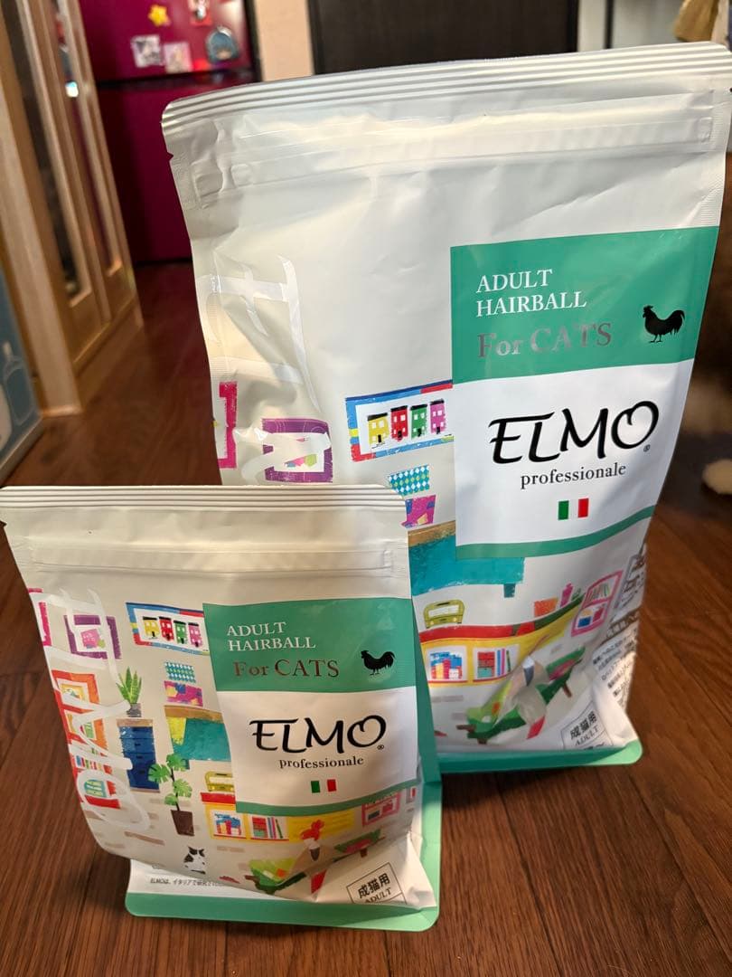ELMO 】ヘアボールケア ドライフード 2kg＋400g【セット】 ELMO 成猫用