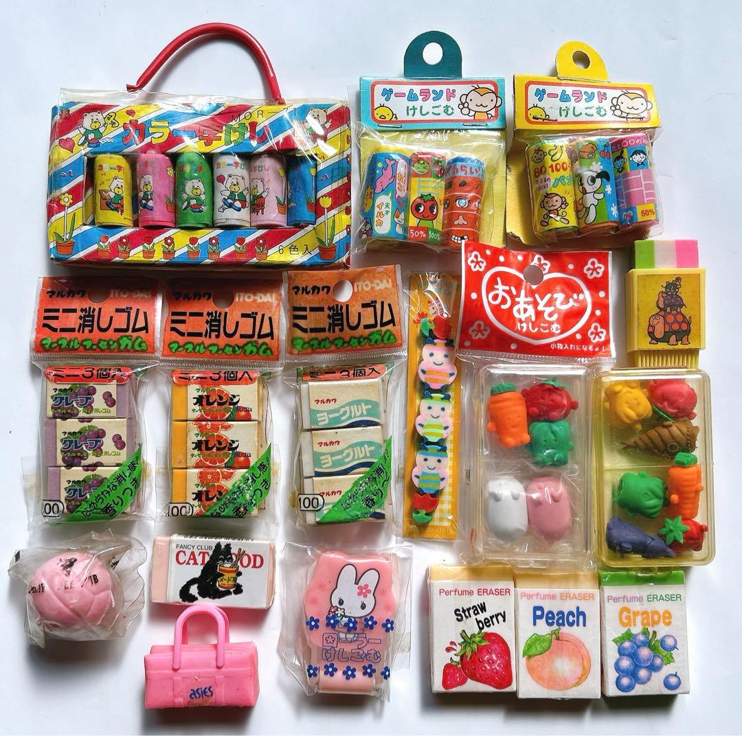 昭和レトロ 消しゴム まとめ売り - メルカリ
