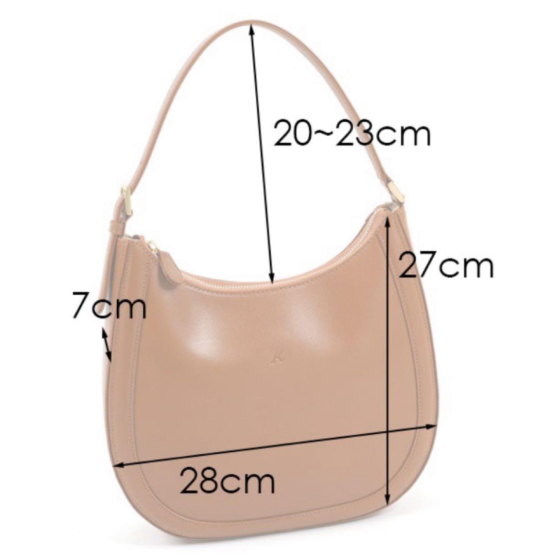 【未使用品】キタムラ　セミショルダーバッグ　チョコ