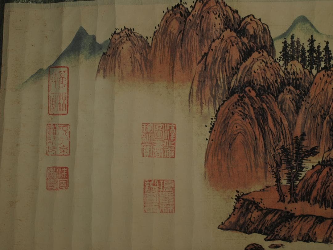 中国明時代の絵 激安骨董品 肉筆保証古美術 BD405A3-3