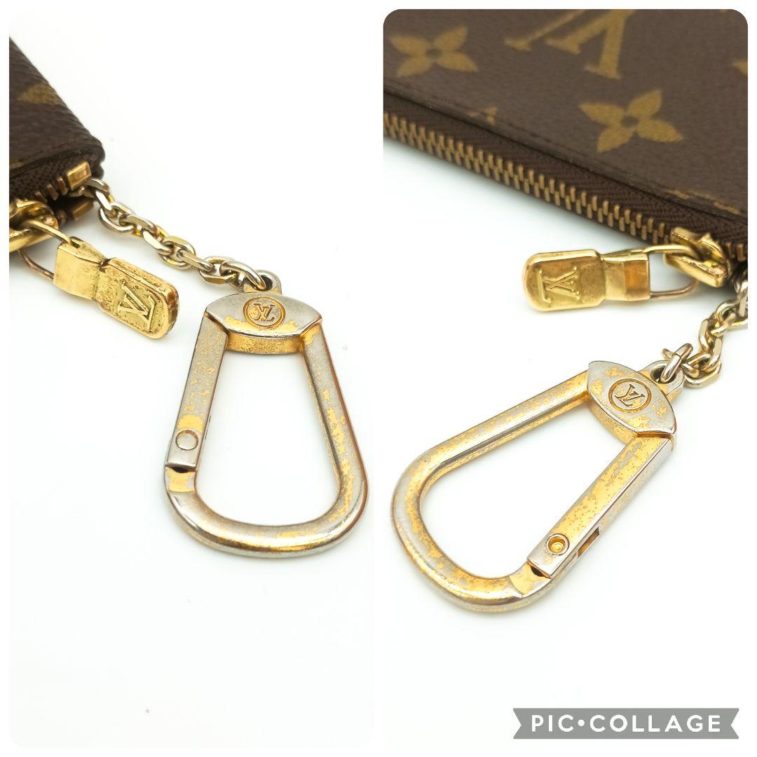 【美品S】ルイヴィトン　ポシェットクレ　モノグラム　ケース