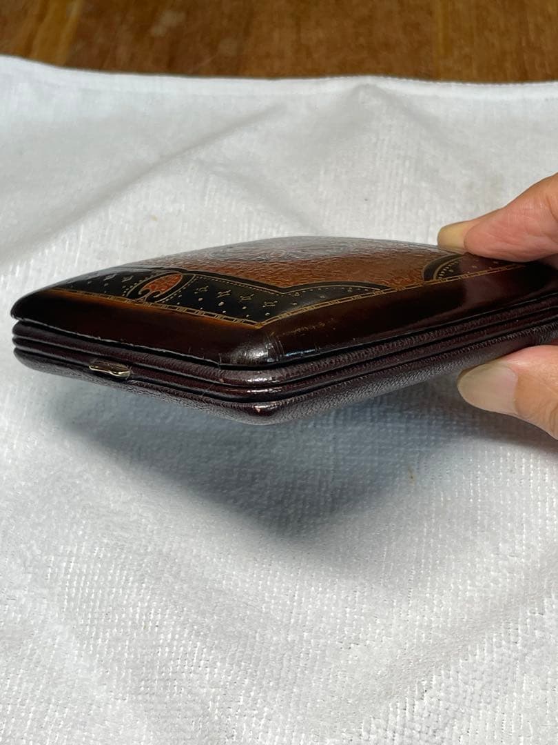 ドイツ KIENZLE 本革仕様の真鍮ガラス目覚し時計 時計/目覚し 正確稼働