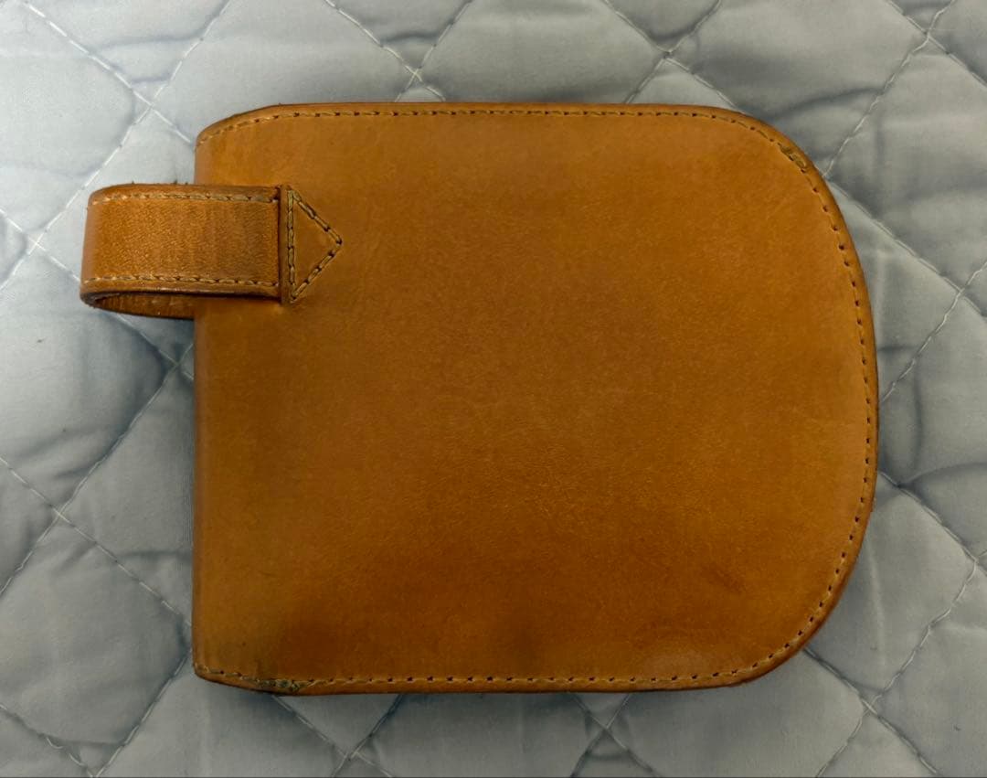 ‼️お値下げ‼️micナチュラルヌメ　ヒップポケット革財布（小銭入れ付き）