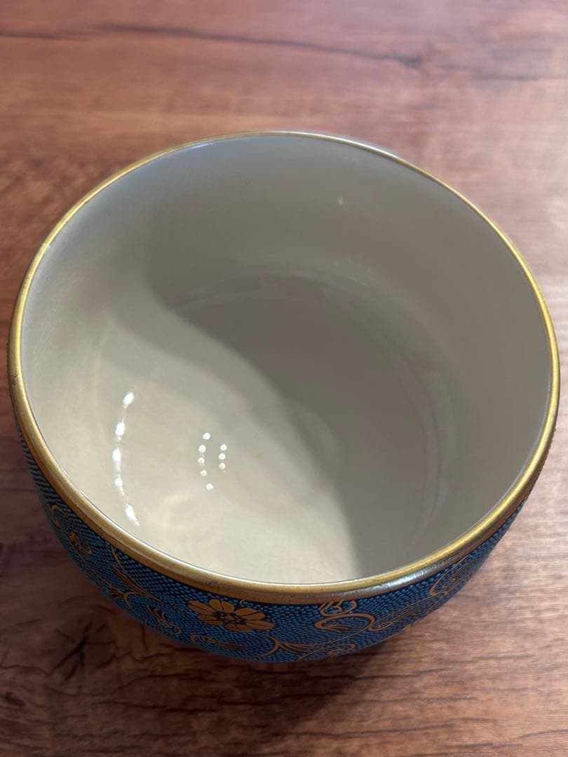 アウトレット ショップ 通販ホビー・楽器・アート - 九谷焼 抹茶碗 青