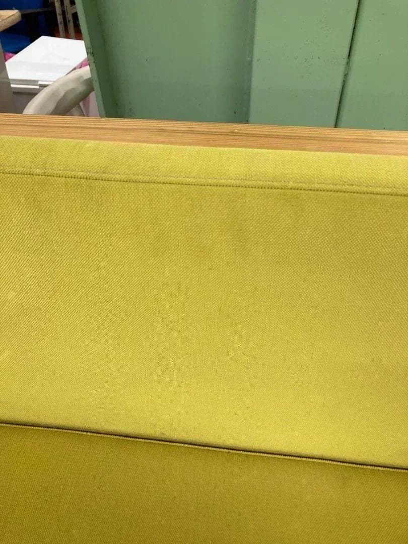 無印良品 株式会社内田洋行 ベンチ型ソファ ライトグリーン ソファ