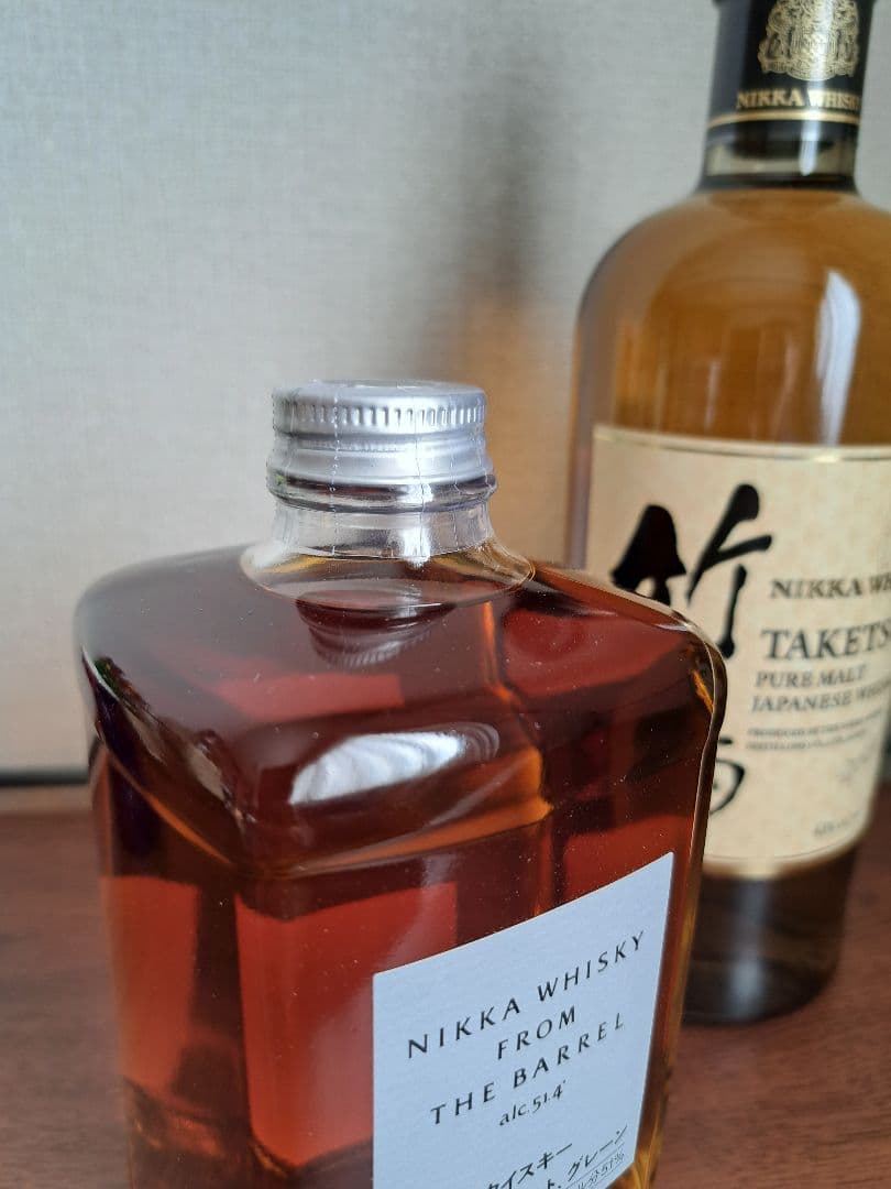 新品未開封」ニッカ フロムザバレル & 竹鶴ピュアモルト 2本セット
