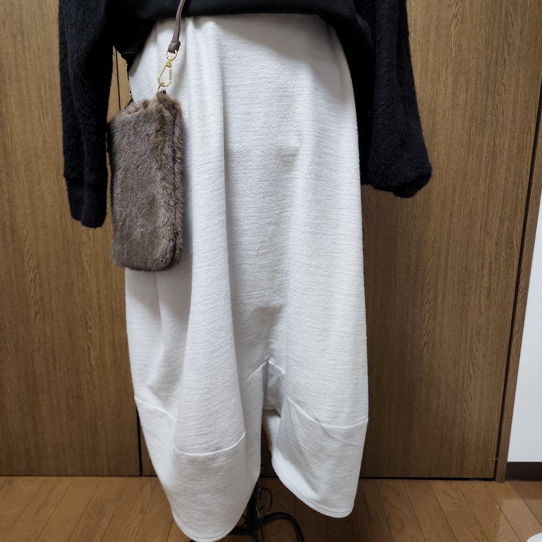 センソユニコ⭐ホワイト サルエルパンツ ⭐冬物⭐美品