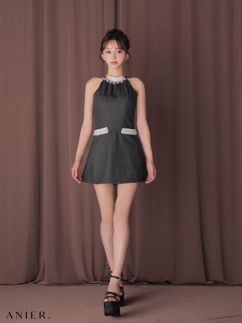 新品【ROBE de FLEURS】ローブドフルールドレスSサイズ4057