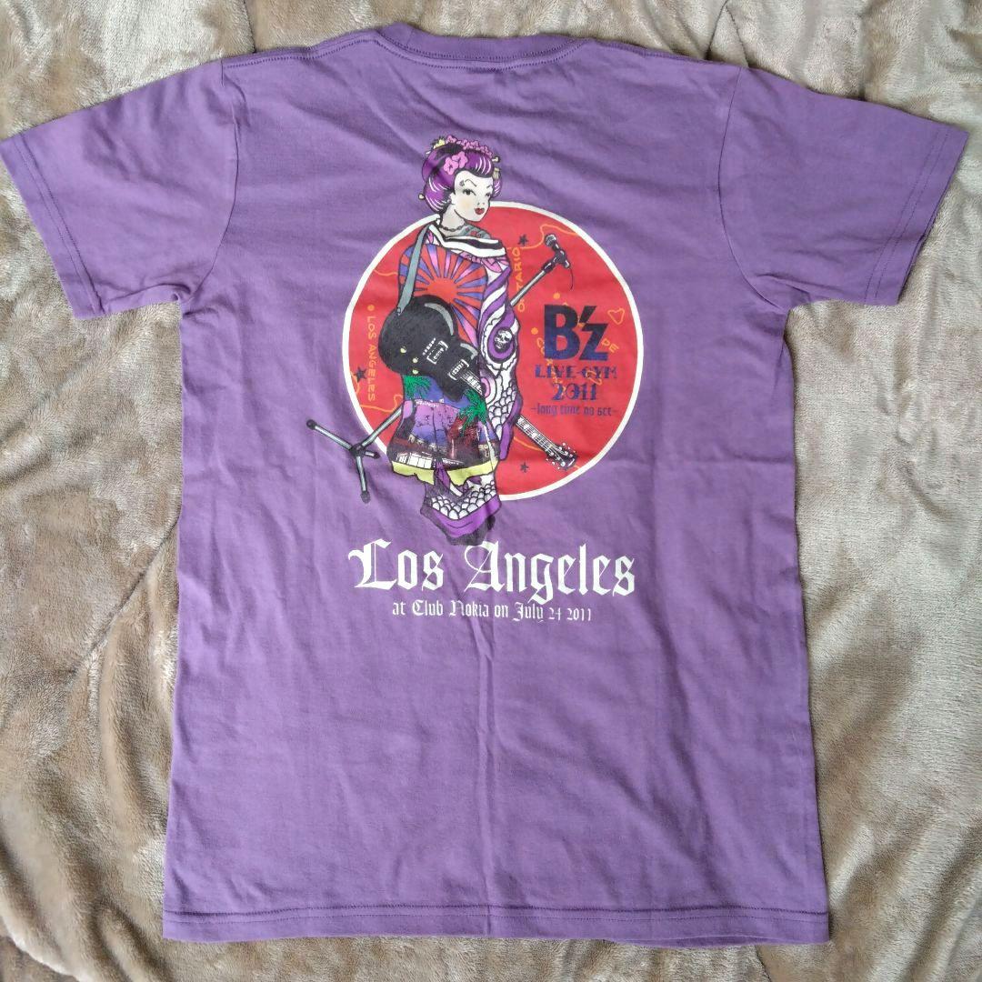 B´z 2011～long time no see～ Tシャツ 紫 ロサンゼルス タレントグッズ