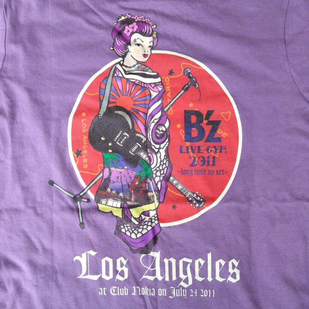 B´z 2011～long time no see～ Tシャツ 紫 ロサンゼルス タレントグッズ