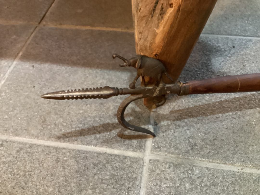 ビィンテージ　インド古武具　象使い　アンクス