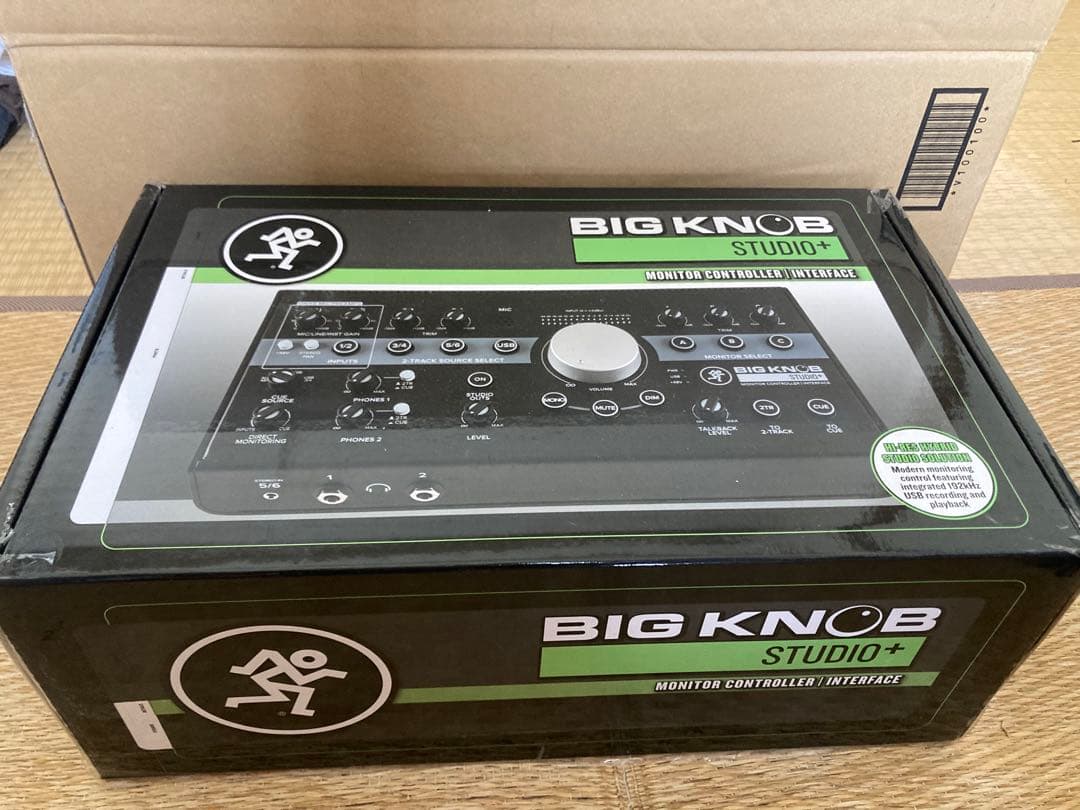 BIG KNOB STUDIO + オーディオインターフェース