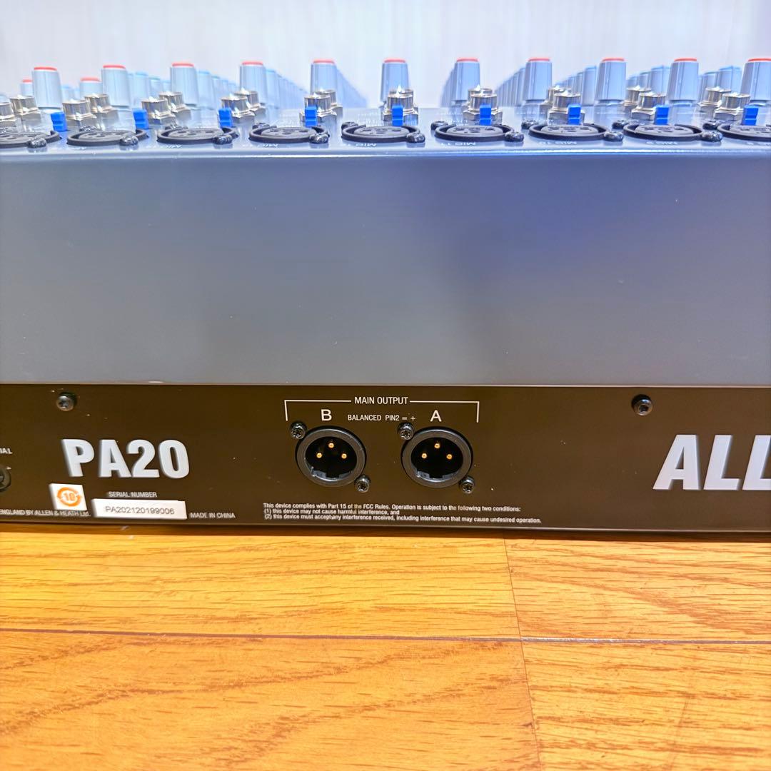 【美品】ALLEN&HEATH PA20 アナログミキサー