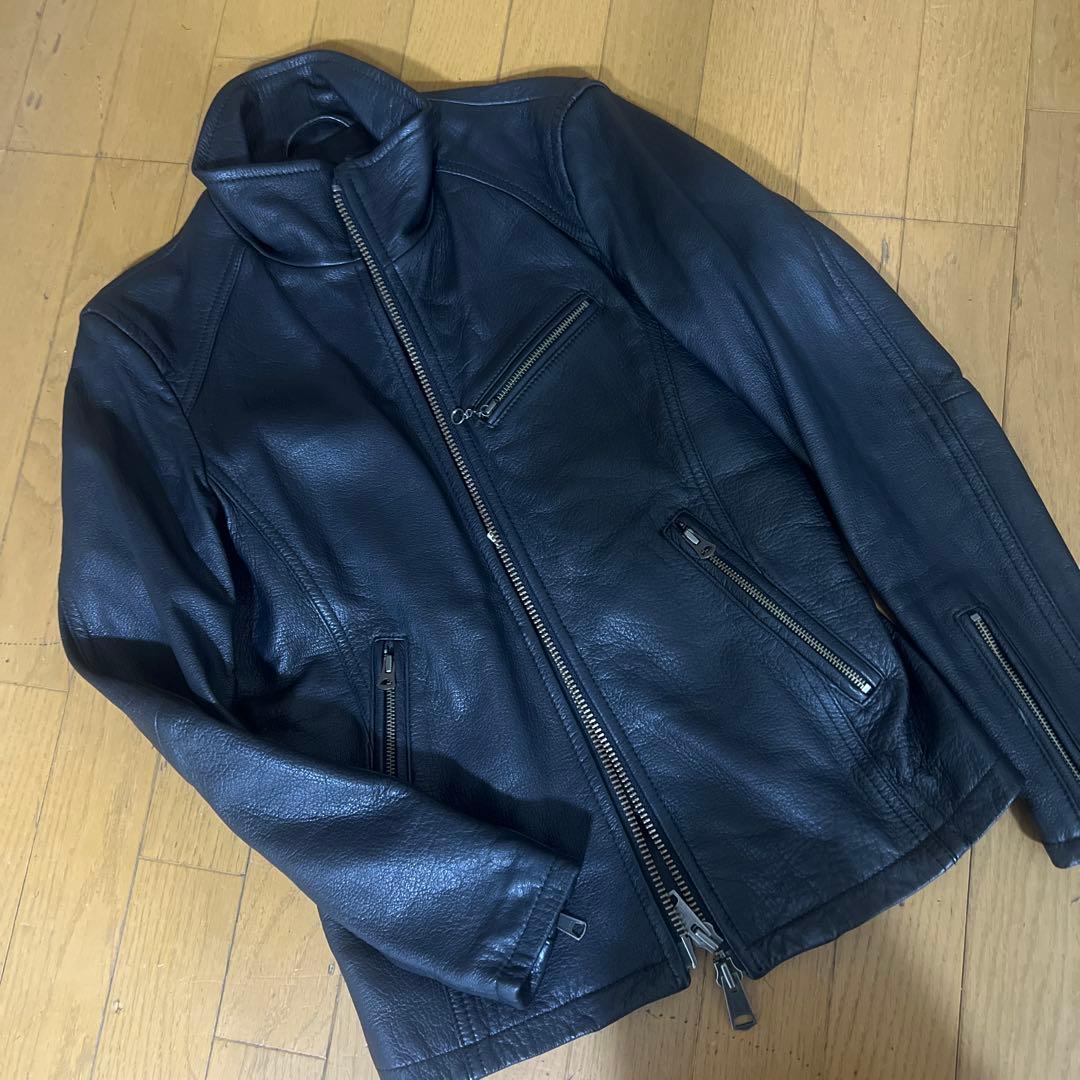 極美品 希少モデル ジャッククローズ ラムレザーライダースジャケット M
