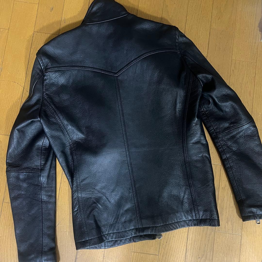 極美品 希少モデル ジャッククローズ ラムレザーライダースジャケット M
