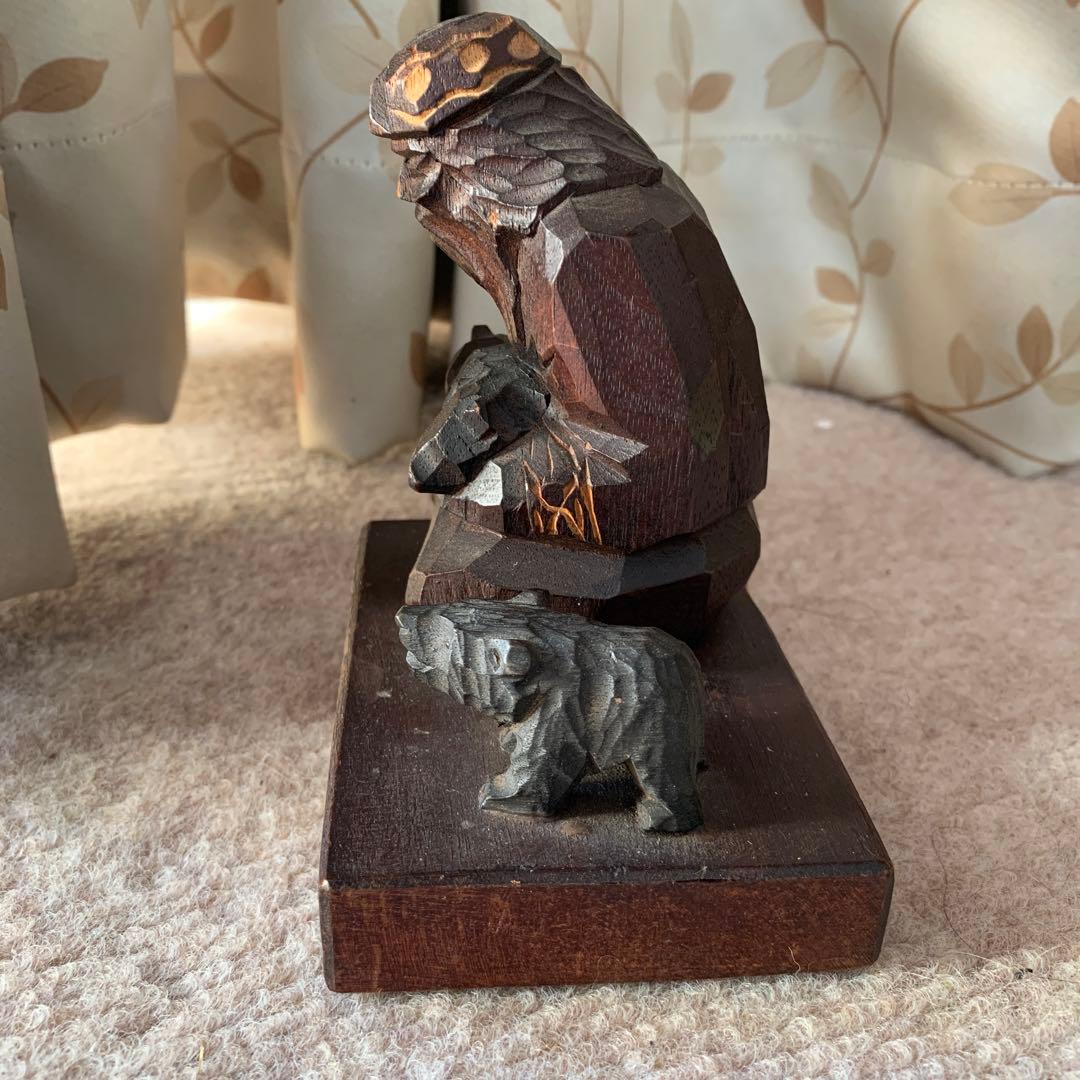 アイヌ民族の木彫り カワイイ