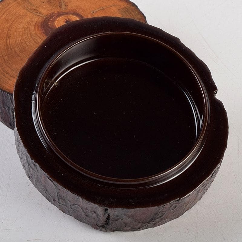 茶道具　加賀蒔絵師　川上峰春作　メダカ図　松皮竹香合　共箱　V　9127