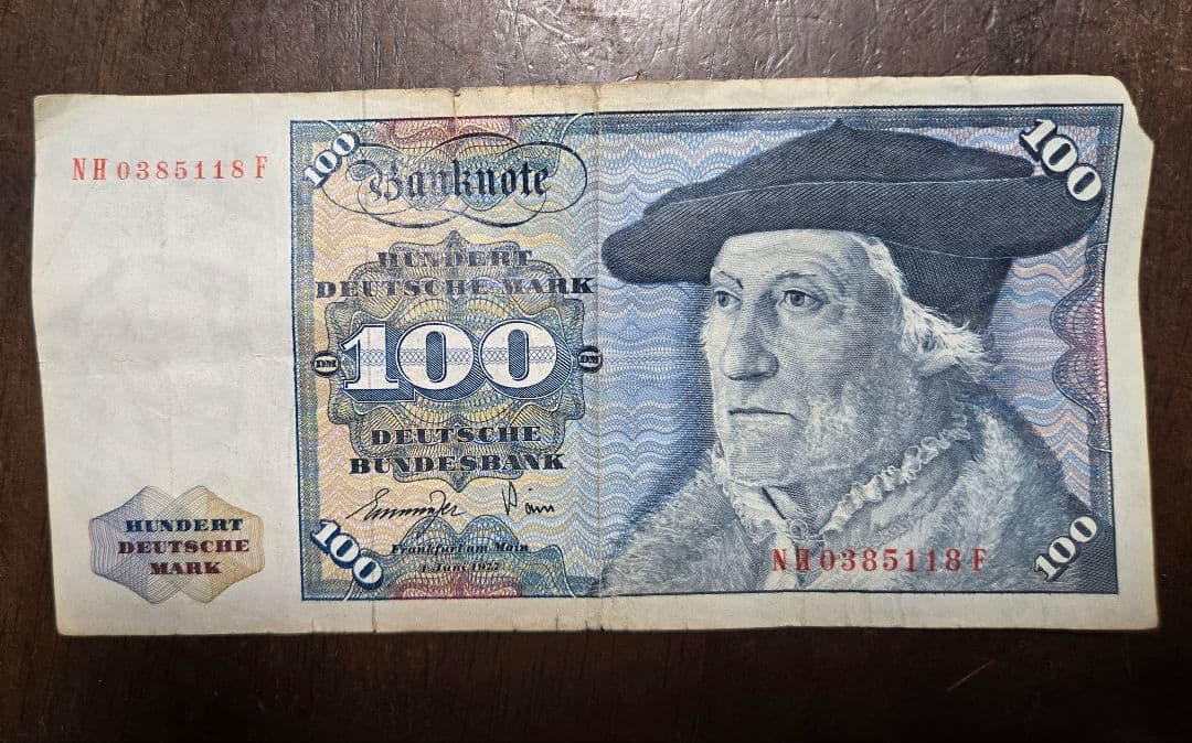 旧ドイツマルク紙幣 140マルク分