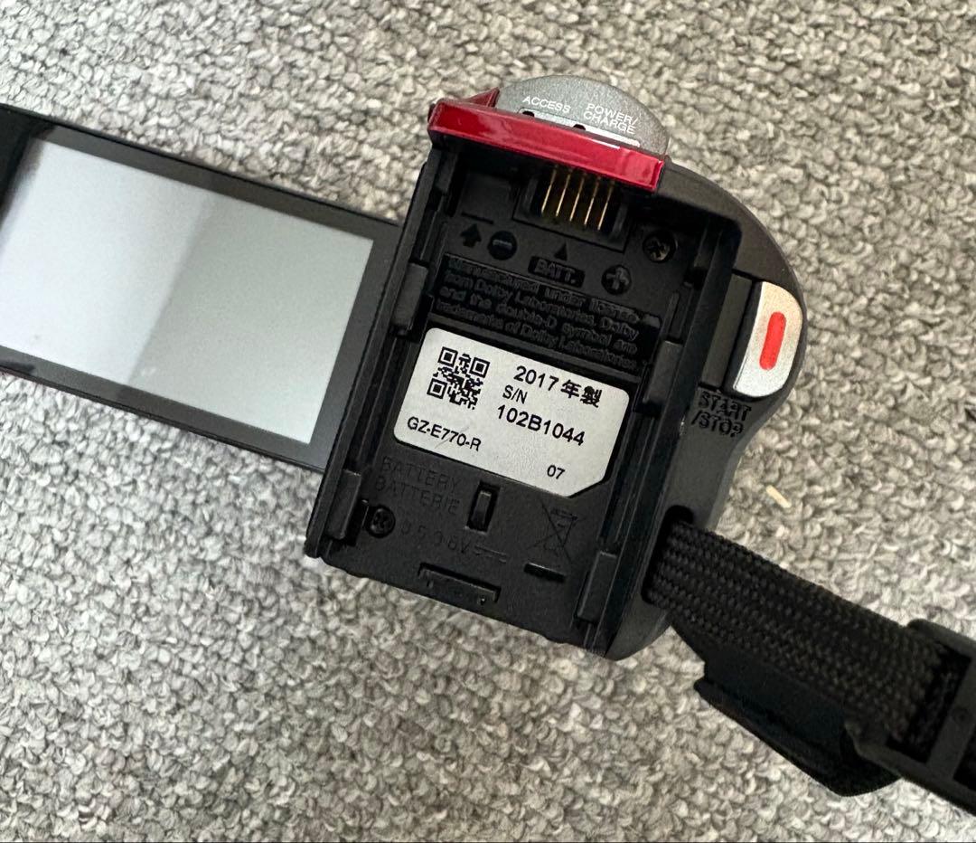 美品 JVC Everio GZ-E700-R ハイビジョン ビデオカメラ