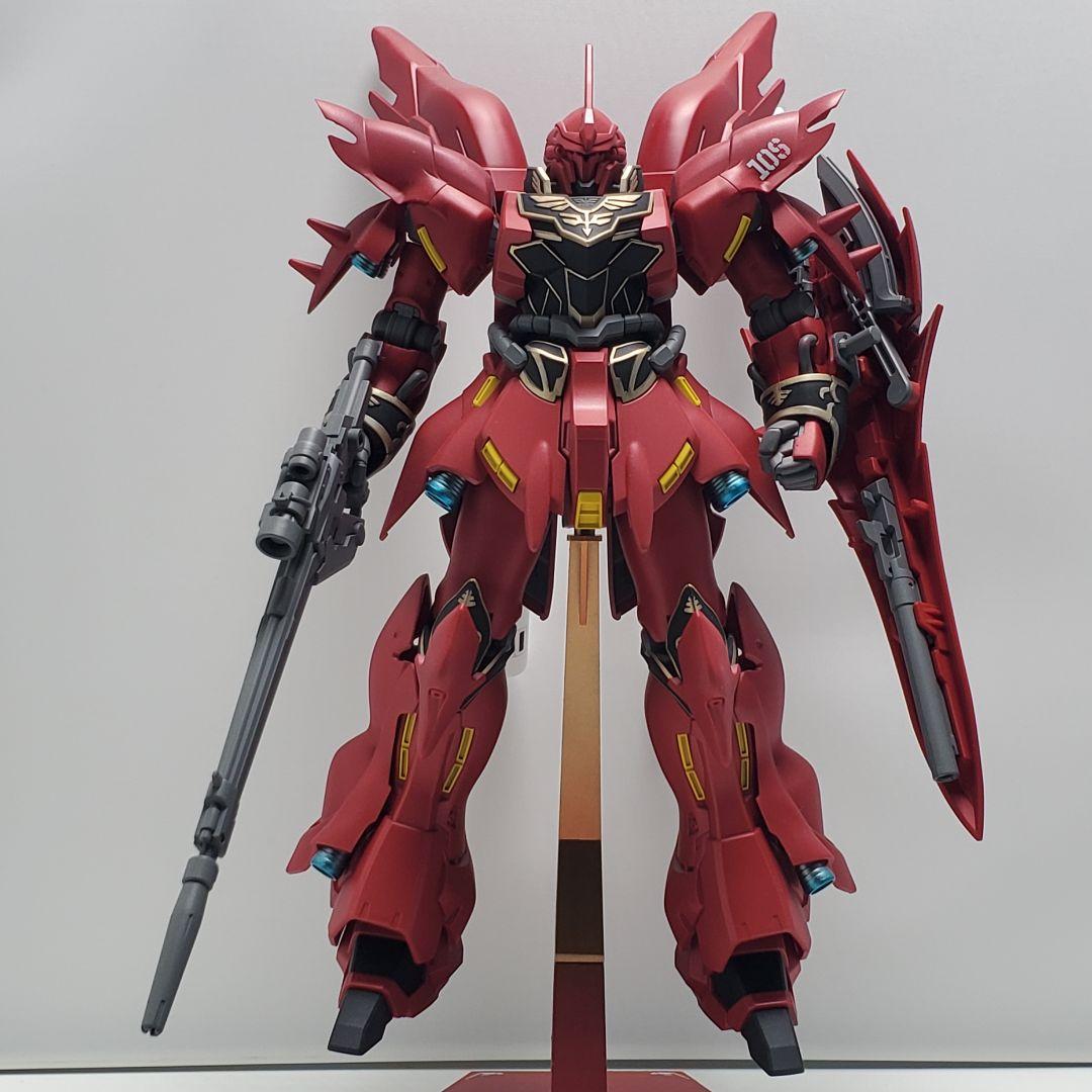 HGUC シナンジュ 塗装 完成品 バンダイ ガンプラ 1/144