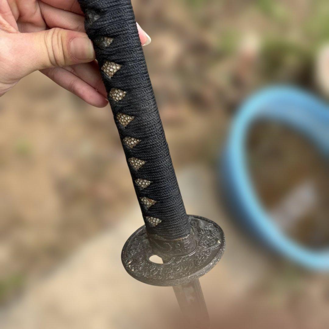 居合刀 曲線刃 布巻きハンドル 居合刀 本格シリーズ 濤瀾乱刃 2尺4寸5