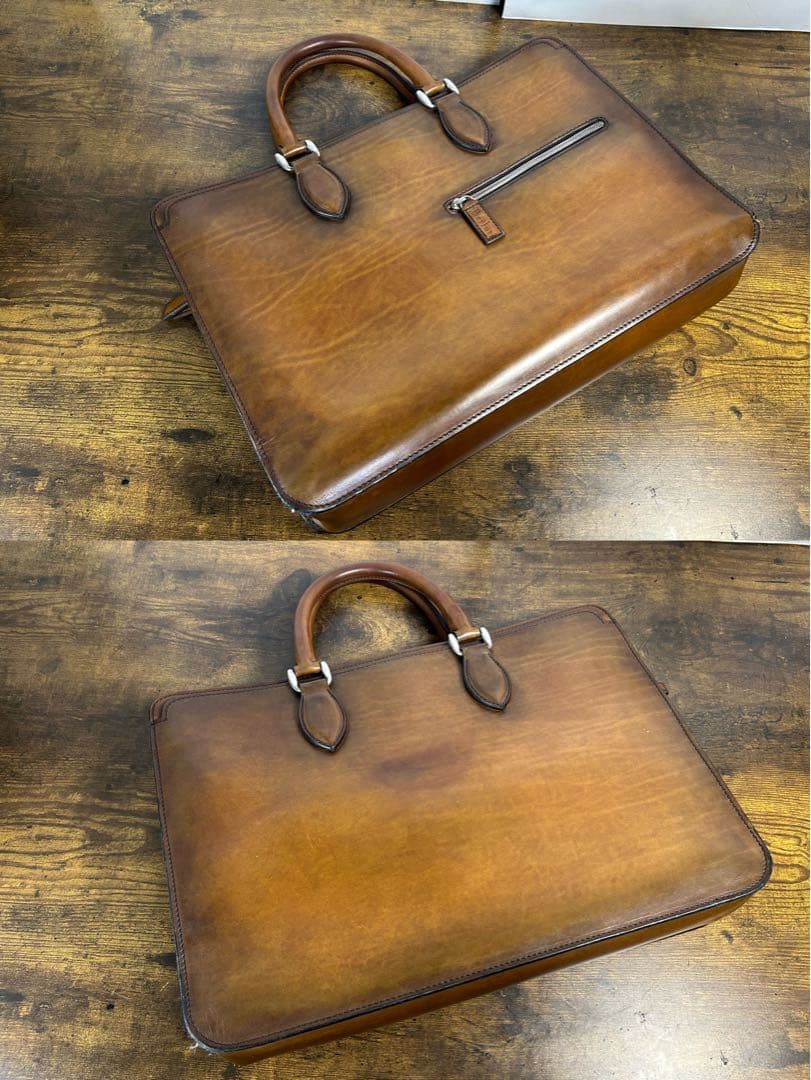 美品 Berluti アンジュール　ヴェネチアレザー ブリーフケース