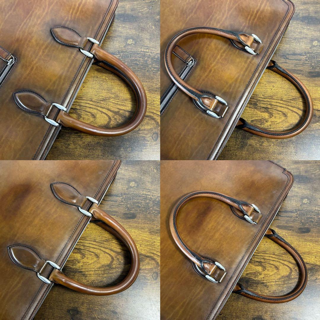 美品 Berluti アンジュール　ヴェネチアレザー ブリーフケース
