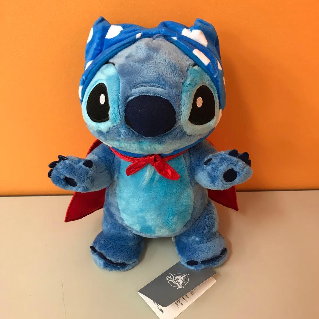 タグ付き ディズニーストア スティッチ ヒーロースタイル ぬいぐるみ