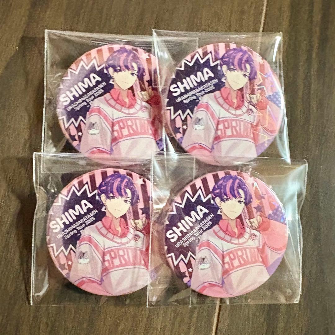 浦島坂田船 志麻 缶バッジ 月 ハピエン