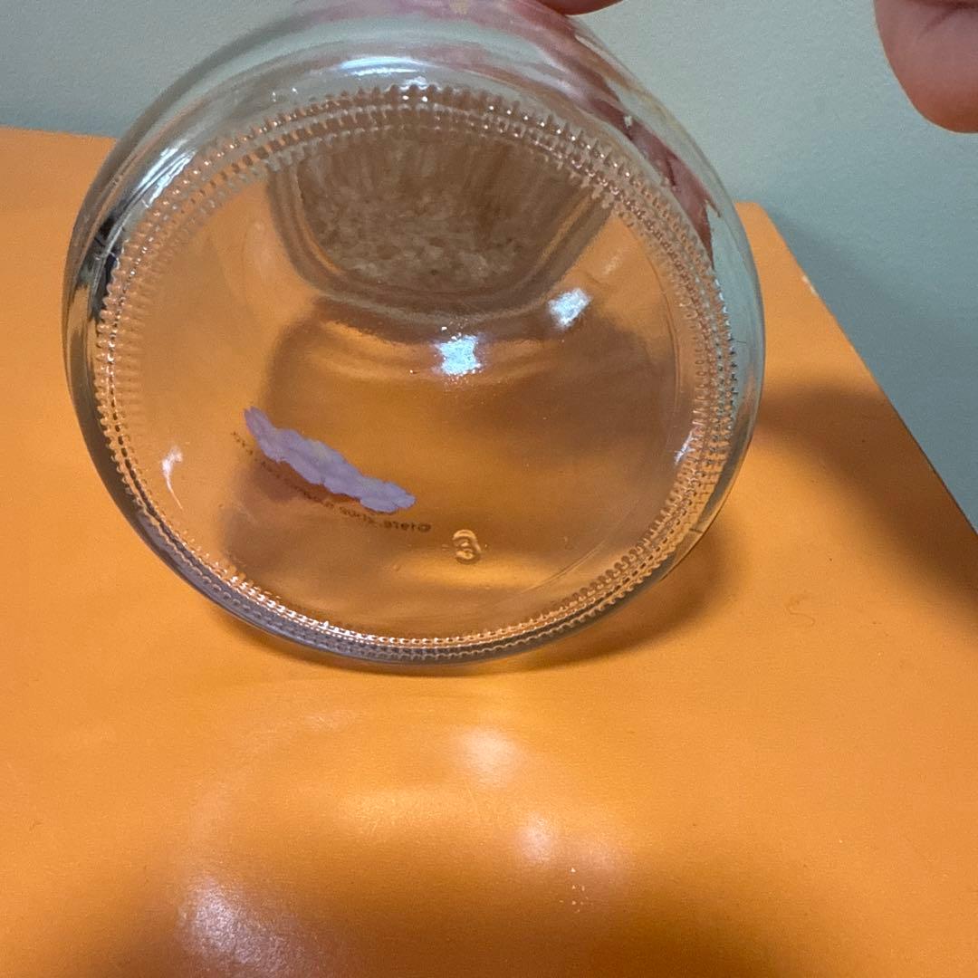 ハローキティ ガラスジャー 2002年製 日焼けキティ