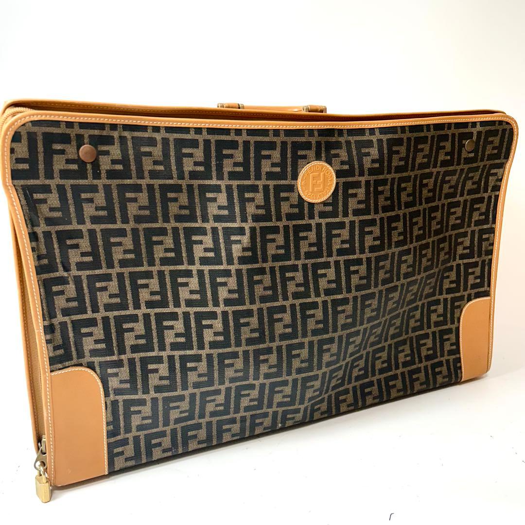 フェンディ ズッカ トランクケース ボストンバッグ 旅行バッグ