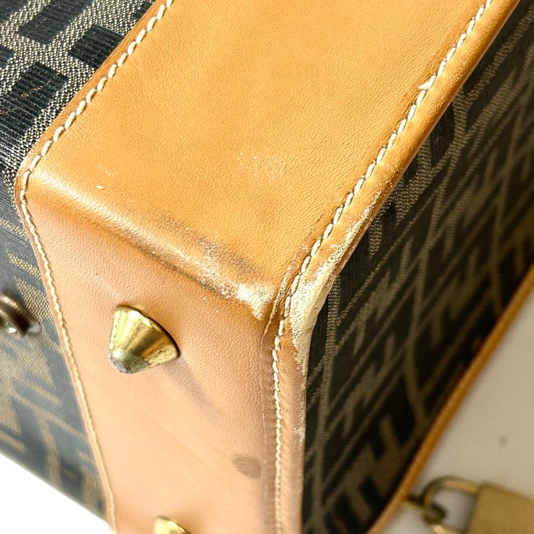 フェンディ ズッカ トランクケース ボストンバッグ 旅行バッグ