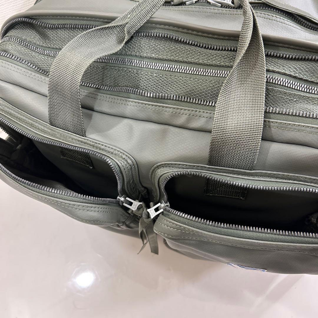 LUGGAGE LABEL ラゲッジレーベル　カーキ ビジネスバッグ　拡張