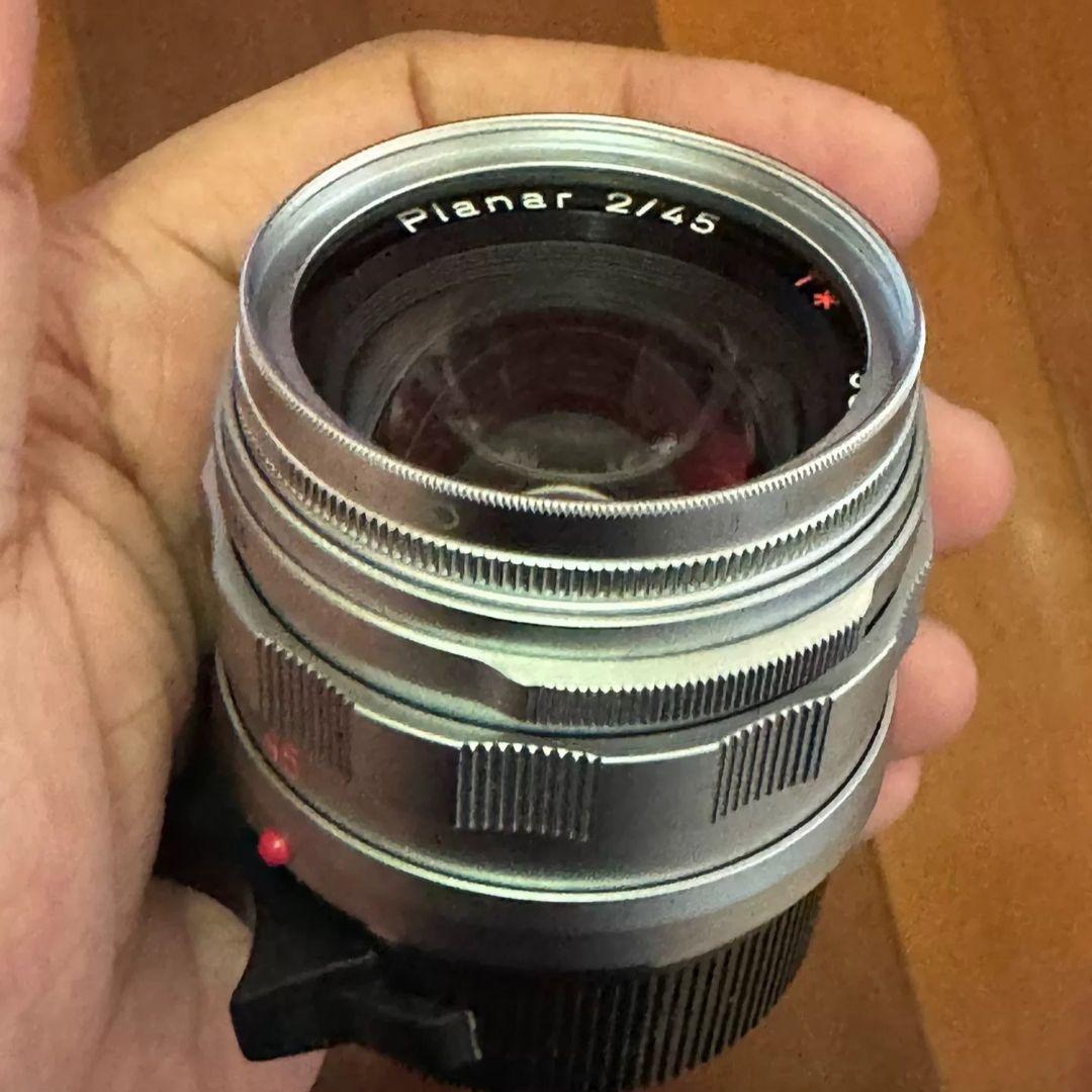 leica Mマウント CONTAX G 45mm F2 レンズ シルバー - メルカリ