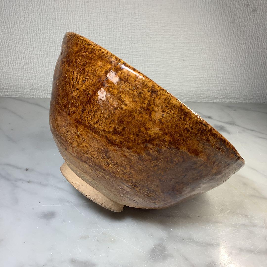 笹川焼　楽焼　茶碗　折谷隆一作　桐箱