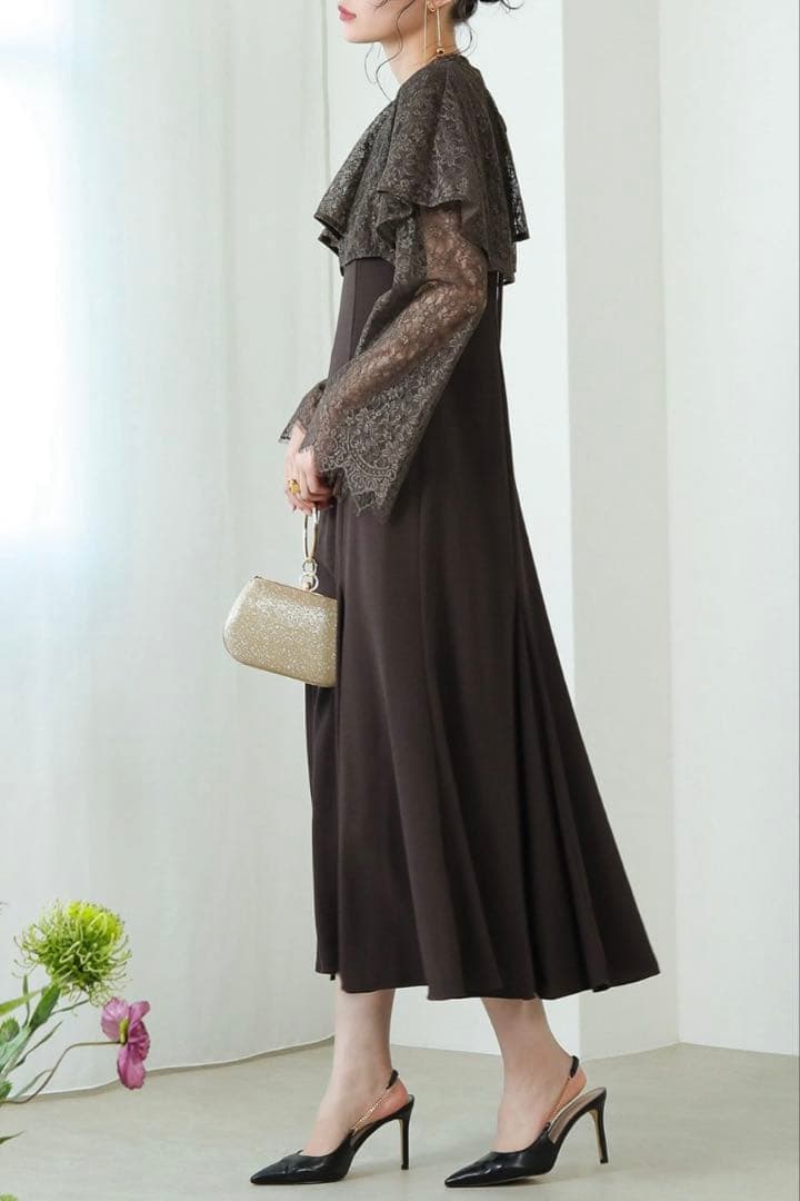 kana ドレス 参列ドレス お呼ばれドレス ワンピース ボレロ付き