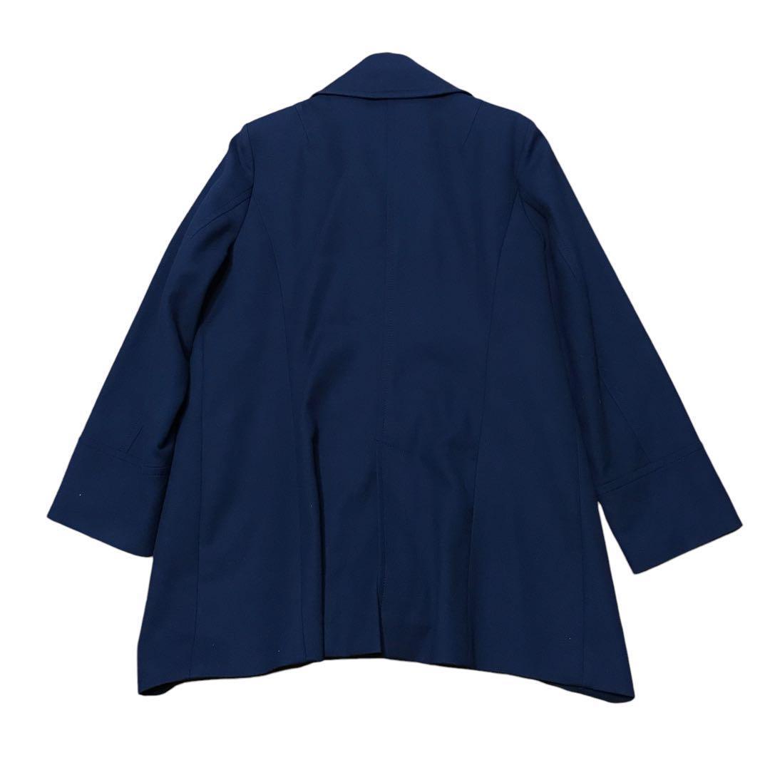 23区 MANTECO ネイビー ダブルブレストコート 大きい アウトレット