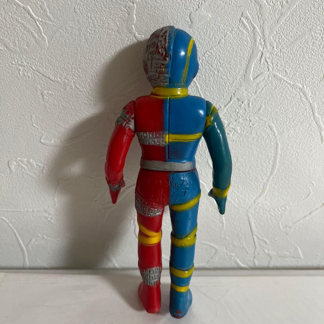 ⚠️貴重・レア　黒目　キカイダー　ソフビ　当時物　昭和レトロ　ミドルサイズ