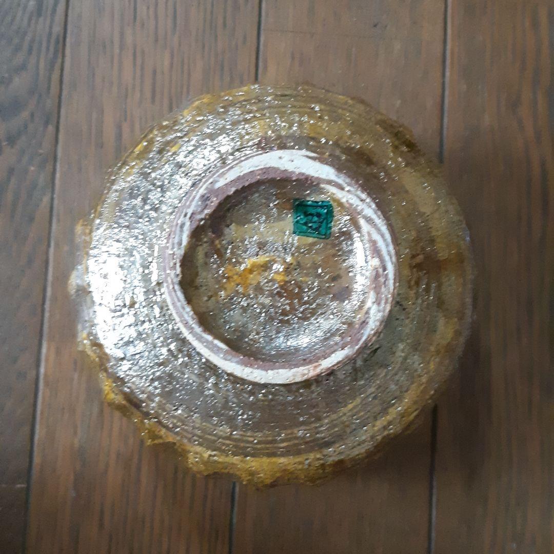 お値下げ 九谷焼 九谷伝次郎作 抹茶茶碗 力強い作品