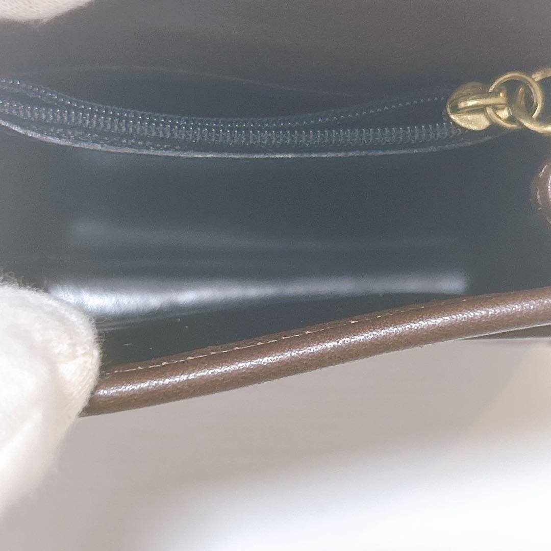 COACH✨オールドコーチ ケース キーリング付き レザー ダークブラウン