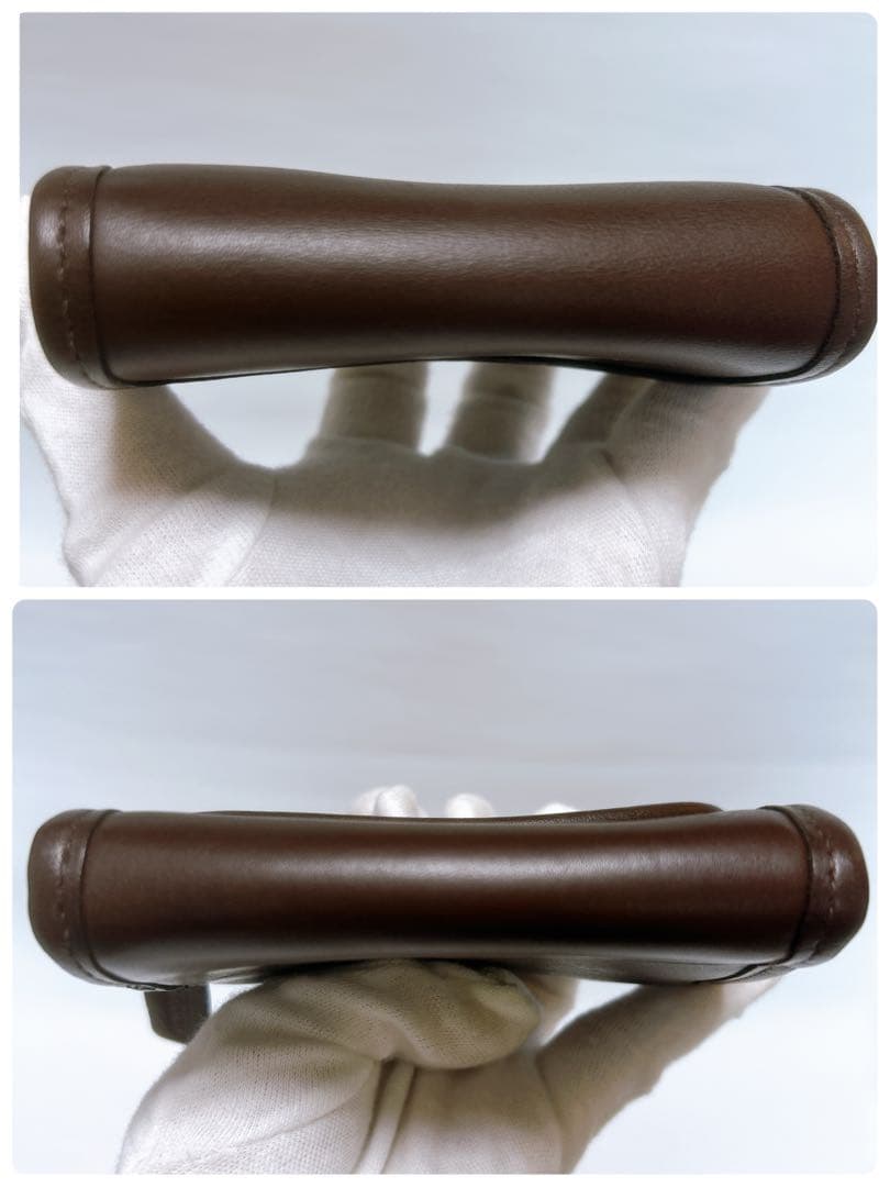 COACH✨オールドコーチ ケース キーリング付き レザー ダークブラウン